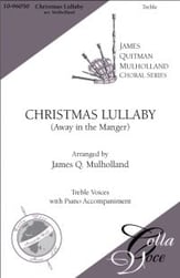 Christmas Lullaby Unison choral sheet music cover